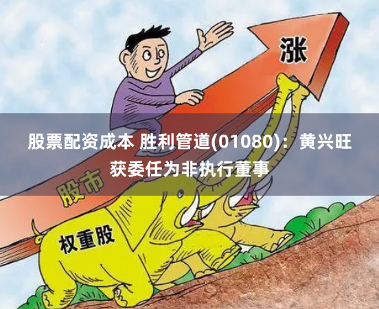股票配资成本 胜利管道(01080)：黄兴旺获委任为非执行董事